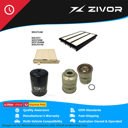 WESFIL Filter Service Kit For MITSUBISHI PAJERO NX 3.2L 4M41T #WK47CAB