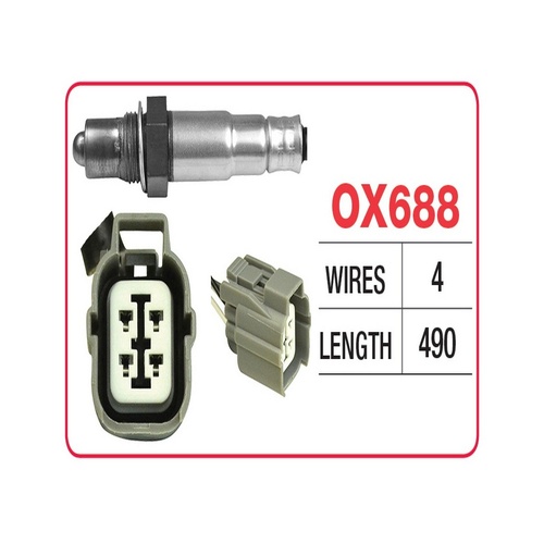 GOSS Oxygen Sensor For HONDA ACCORD F22A9,F22A6 Sedan 11/1989-10/1990 #OX688