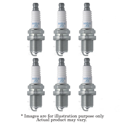 6x New NGK M14x1.25 Resistor Standard Spark Plug For NISSAN 300C BCPR7ES-11