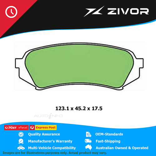 PROTEX Ultra Brake Pads - Rear For TOYOTA LANDCRUISER HDJ100R 1HDFTE #DB1383CP