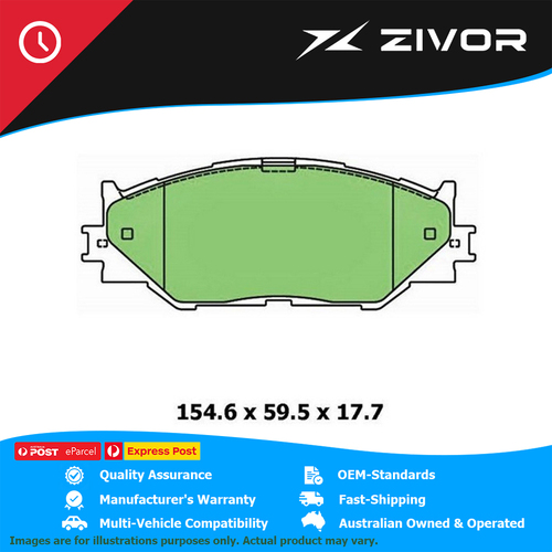 New PROTEX Brake Pads For LEXUS IS250 GSE30R 2.5L 4GRFSE #DB1852UP