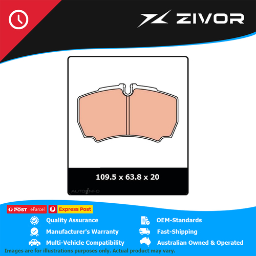 TRW Brake Pads - Rear For IVECO DAILY SWB LOW ROOF 35513 2.8L 2002-2003 #GDB1535