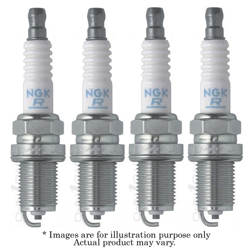 4x New NGK M14x1.25 Resistor Standard Spark Plug For NISSAN BLUEBIRD BCPR7ES-11