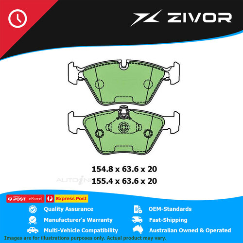 New PROTEX Brake Pad-Blue For BMW 545i E61 4.4L 2003-2005 #DB1522B