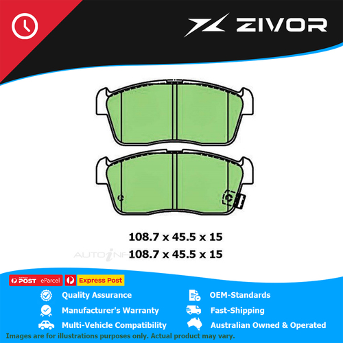 PROTEX Ultra Brake Pads - Front For SUZUKI IGNIS GA RG413 M13A #DB1674CP