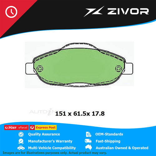 New PROTEX Brake Pads For PEUGEOT 308 TOURING XSE TURBO 1.6L EP6DT #DB2119CP