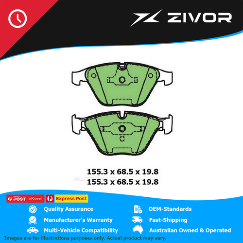New PROTEX Brake Pads For BMW 335i E90 4D Sedan 3.0L N54B30A #DB2187UP