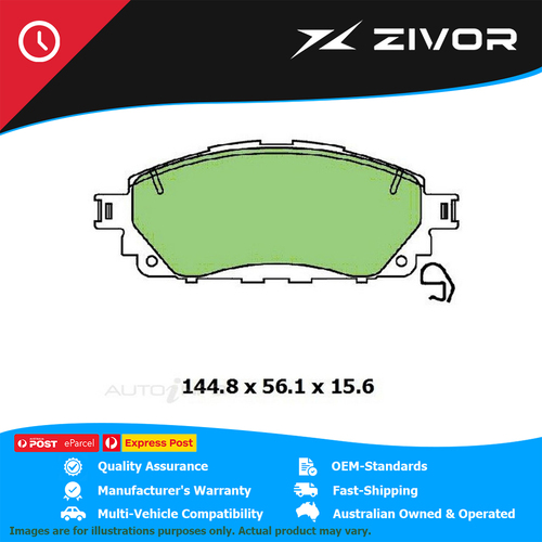 New PROTEX Brake Pads - Front For TOYOTA HILUX GUN136R 2.8L 1GDFTV #DB2396F