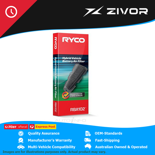 RYCO EV / Hybrid Battery Air Filter For TOYOTA RAV4 GX AXAH54R 2.5L #RBA102
