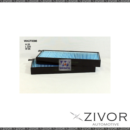 WESFIL CABIN Filter For Ssangyong Kyron 3.2L 01/06-07/07 -WACF0096* By Zivor*
