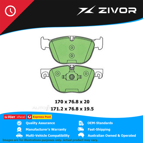 New PROTEX Brake Pads For BMW X5 XDRIVE 35d E70 3.0L M57D30TU2TOP #DB2006UP