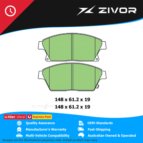 PROTEX Ultra Brake Pads For HOLDEN CRUZE CD, CDX JG F18D4 (2H0) #DB2268CP