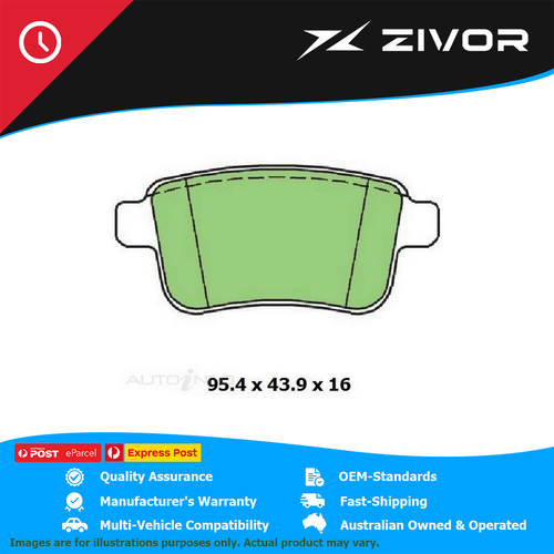 New PROTEX Brake Pads For RENAULT KANGOO 1.6 X61 2D Van 1.6L K4M.830 #DB3254UP