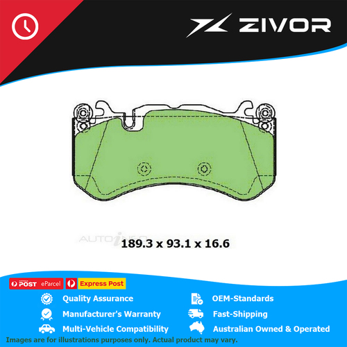 PROTEX Brake Pads - Front For MERCEDES BENZ C63 AMG C204 6.2L M156,985 #DB3255UP