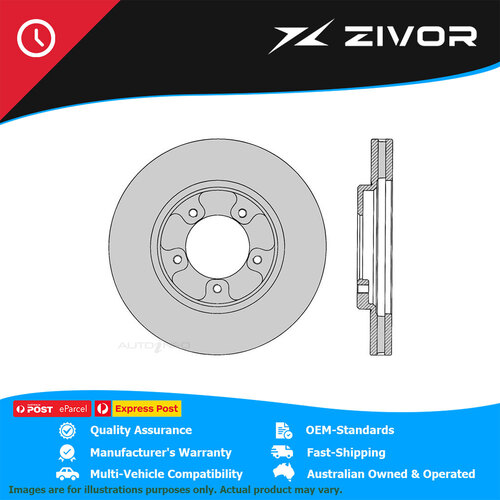 New IBS Brake Disc Rotor - Front For TOYOTA HIACE LH168R 1998-2004 #BR767