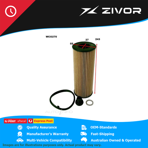 WESFIL Oil Filter For GENESIS GV70 2.2D AWD JK D4HF 2021-2023 #WCO270