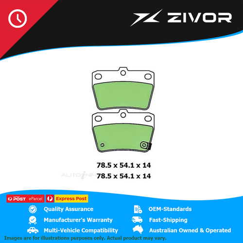New PROTEX Brake Pad For TOYOTA RAV4 ACA20R 2.0L 1AZFE #DB1680F
