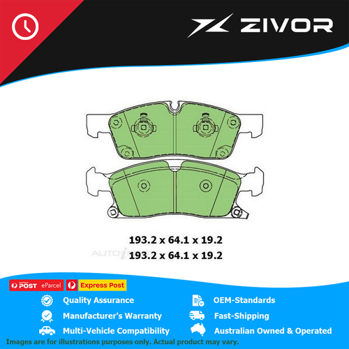 New PROTEX Brake Pads For JEEP GRAND CHEROKEE OVERLAND WK 3.6L ERB #DB2216UP