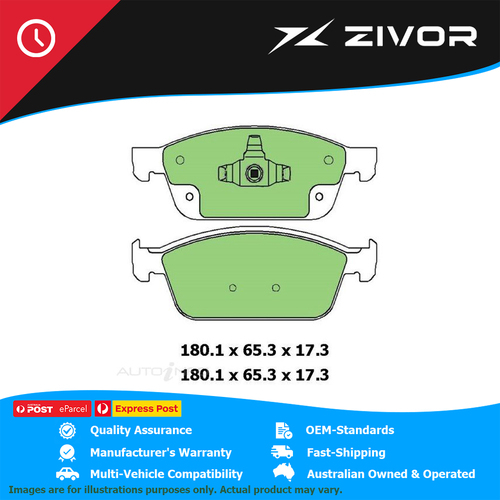 PROTEX Ultra Disc Pad Set For FORD FOCUS ST LW R9DA ECOBOOST #DB3200CP