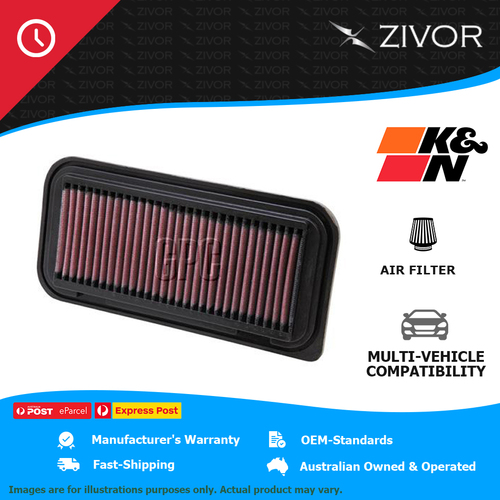 New K&N Air Filter Panel For TOYOTA ECHO NCP10R 1.3L 2NZ-FE #33-2211