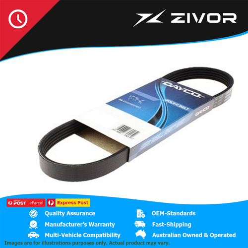 DAYCO Elastica Polyrib Belt For FORD RANGER XL SUPER CAB PX3 2.0L YN2S #3PK728EE