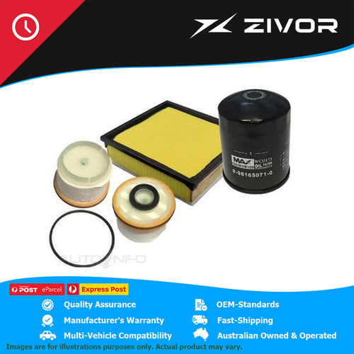 WESFIL Filter Service Kit For ISUZU D-MAX SX TFR 3.0L 4JJ3-TCX 2020-On #WK91