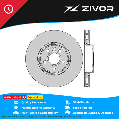 New IBS Brake Disc Rotor - Front For VOLVO S60 T4 P3 2011-2015 #BR15982