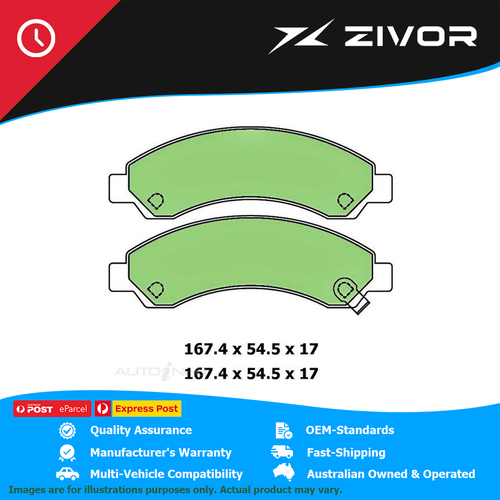 PROTEX Ultra Brake Pads - Front For GREAT WALL X240 CC 4G69S4N #DB2061CP