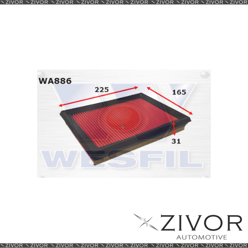 Wesfil Air Filter For Nissan Pulsar 1.6L 05/13-on - WA886 *By Zivor*