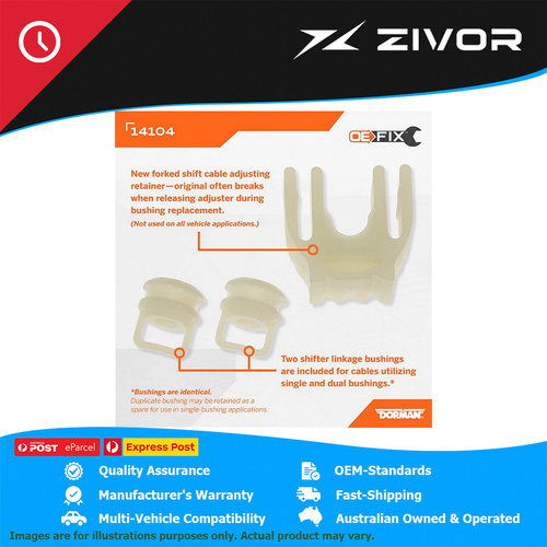 DORMAN Shift Linkage Bushing For HOLDEN CRUZE i JH 1.8 i F18D 2012-2016 #14104