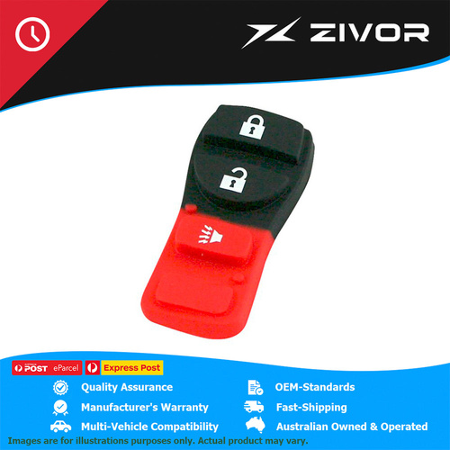 MAP-AU Remote - 3 Button Kidney Shape For NISSAN X-TRAIL II dCi T31 #KF305