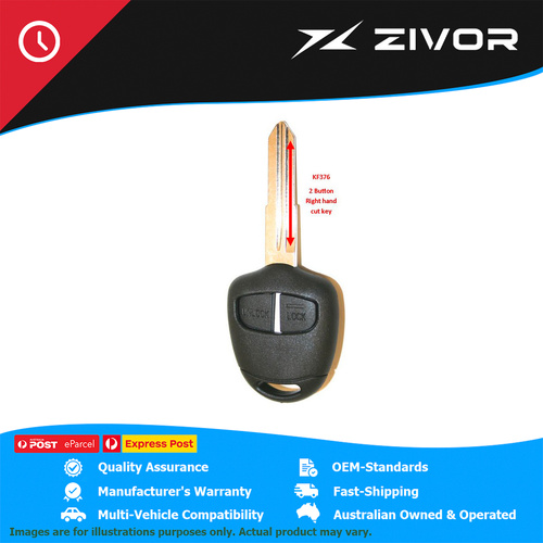 MAP-AU Shell & Key Replacement - 2 Button For MITSUBISHI ASX DI-D #KF376