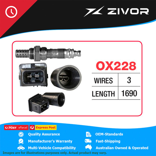 GOSS Oxygen Sensor - 3 Wire Direct Fit For VOLVO 240 i Cat P245 #OX228