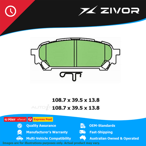 PROTEX Ultra Brake Pads - Front For SUBARU FORESTER X, XS SG, S11 #DB1672CP
