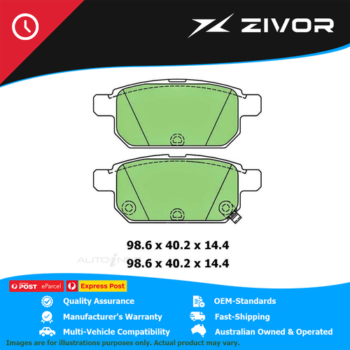 PROTEX Ultra Disc Pad Set For SUZUKI S-CROSS GLX JY M16A 2014-On #DB2364CP