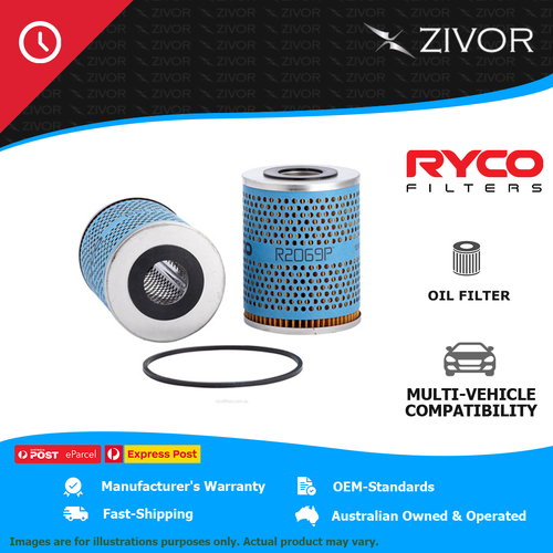 New RYCO Oil Filter Cartridge For BEDFORD TJ 3.6L 220 cu.in R2069P