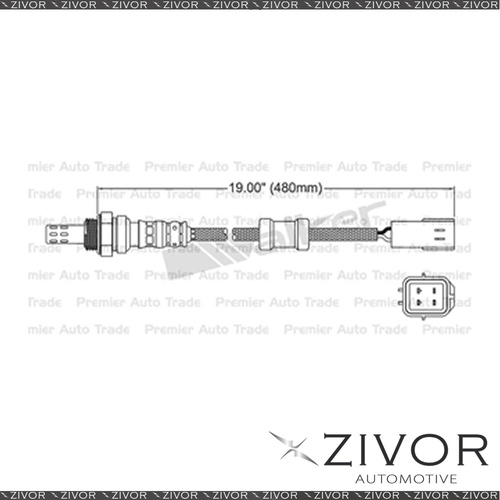 New WALKER Pre-Catalytic Oxygen Sensor For Holden Barina 1.6 F16D3 4 Cyl EGO-029