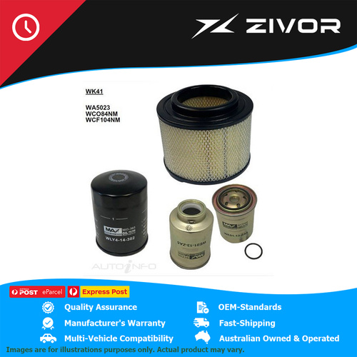 WESFIL Filter Service Kit For FORD RANGER XL PJ, PK 3.0L WEAT 2007-2011 #WK41