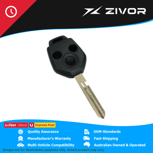 MAP-AU Shell & Key Replacement - 3 Button For SUBARU LIBERTY III #KF390