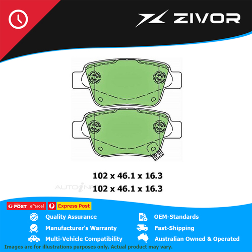 PROTEX Ultra Brake Pads - Rear For TOYOTA AVENSIS XI AZT255R 1AZFSE #DB1914CP