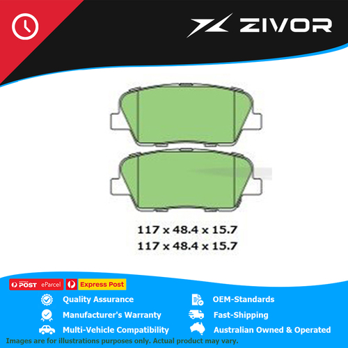 PROTEX Ultra Brake Pads For HYUNDAI SANTA FE ELITE DM G4KJ 2012-2015 #DB2178CP