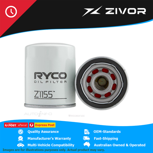 RYCO Oil Filter For SUBARU IMPREZA 2.01. 2.0i-L. 2.0i-S GT, G14 FB20C F4 #Z1155