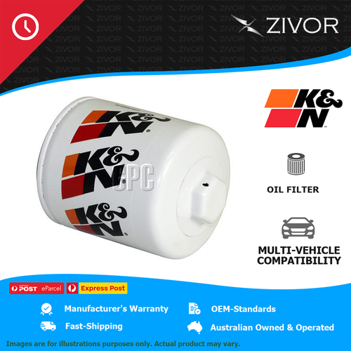 K&N Oil Filter Spin On For TOYOTA SUPRA MA70 (GREY IMPORT) 3.0L 7M-GE #HP-1002