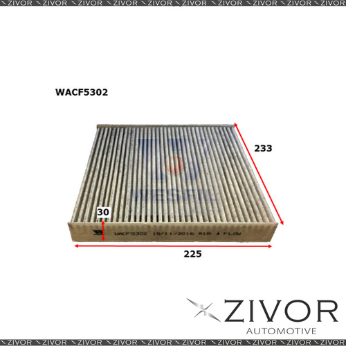 WESFIL CABIN Filter For Honda Civic 1.8L 02/06-12/11 -WACF5302* By Zivor*