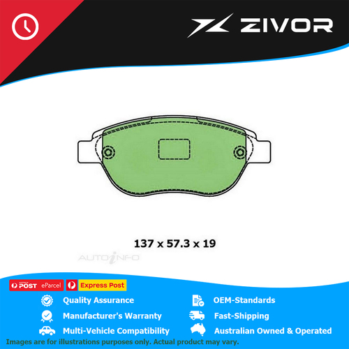 New PROTEX Brake Pads For PEUGEOT 307 4D Wagon 1.6L TU5JP4 #DB1758UP