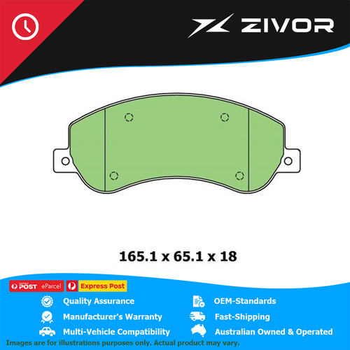 PROTEX Ultra Brake Pads - Front For FORD TRANSIT VM 2.2DT 2007-2011 #DB1915CP