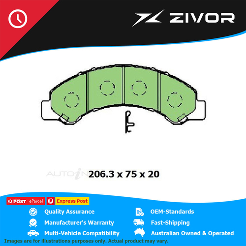 New PROTEX Brake Pad-Blue For HINO 300 920 XIC720R 2014-2020 #DB1992B