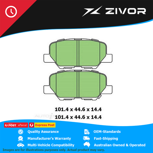 New PROTEX 4WD Disc Pad Set For MITSUBISHI ASX ASPIRE XA. XB 2.0L 4B11 #DB3190F