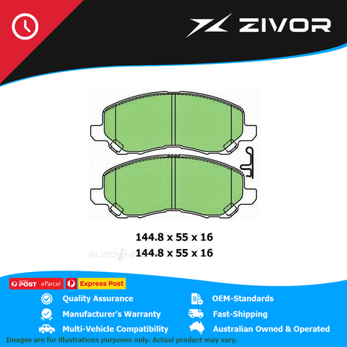 New PROTEX Brake Pads For MITSUBISHI OUTLANDER ZJ. ZK, ZL 2.0L 4311 #DB1441UP