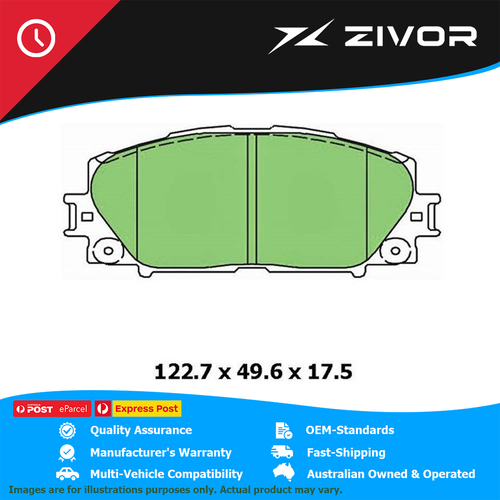 PROTEX Ultra Brake Pad For TOYOTA BELTAX KSP92R 1KRFE 2005-2012 #DB1820CP